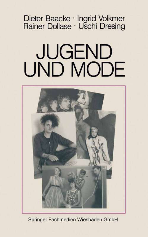 Book cover of Jugend und Mode: Kleidung als Selbstinszenierung (1988)