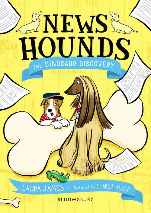 Book cover of News Hounds: The Dinosaur Discovery