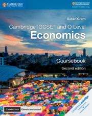 Book cover of Cambridge IGCSE™ and O Level Economics Coursebook (PDF)