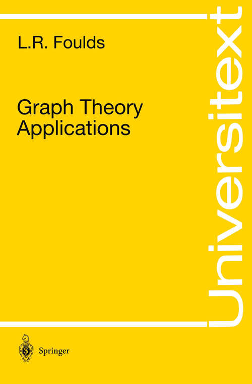 Book cover of Graph Theory Applications (1992) (Universitext)