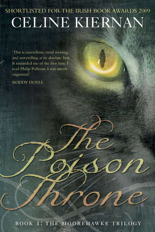 Book cover of The Poison Throne (Moorehawke Trilogy Ser. #1)