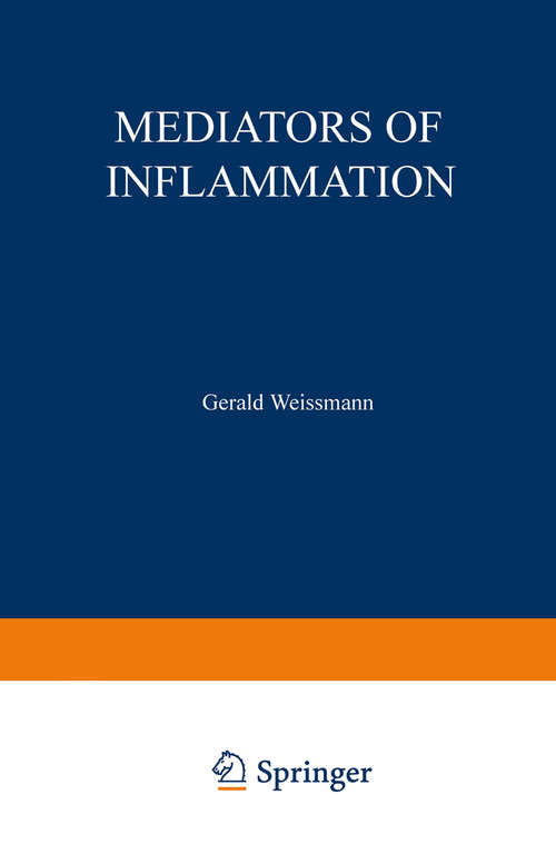 Book cover of Mediators of Inflammation (1974)