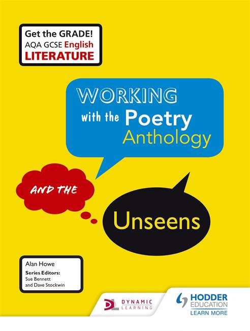 Book cover of AQA GCSE English Literature Working with the Poetry Anthology and the Unseens (PDF)