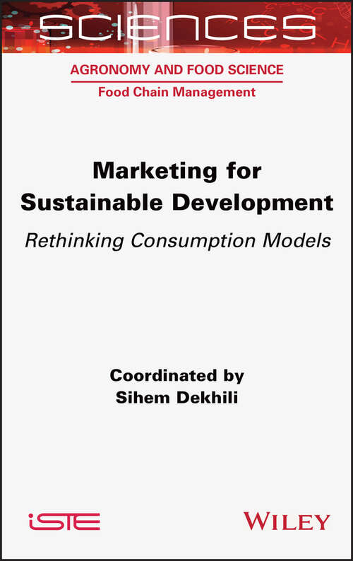 Book cover of Marketing for Sustainable Development: Rethinking Consumption Models