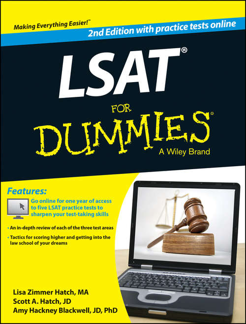 Book cover of LSAT For Dummies (with Free Online Practice Tests) (2)
