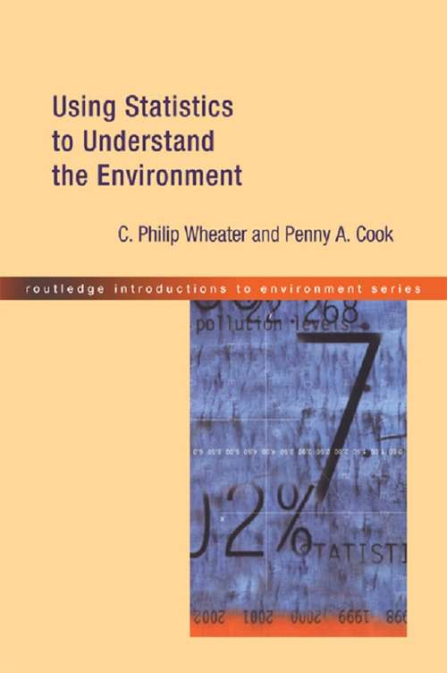 Book cover of Using Statistics to Understand the Environment