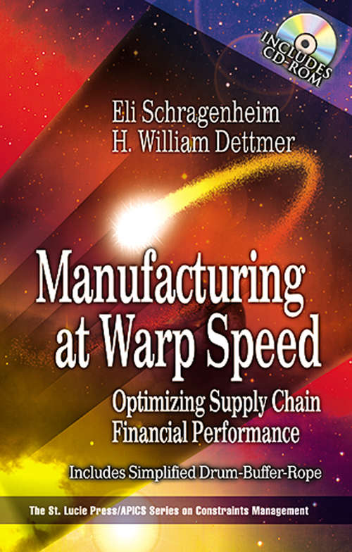 Book cover of Manufacturing at Warp Speed: Optimizing Supply Chain Financial Performance