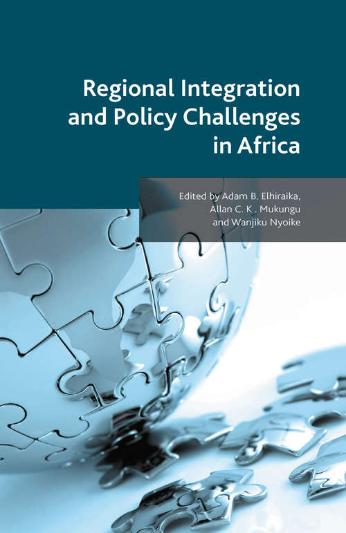 Book cover of Regional Integration and Policy Challenges in Africa (2015)