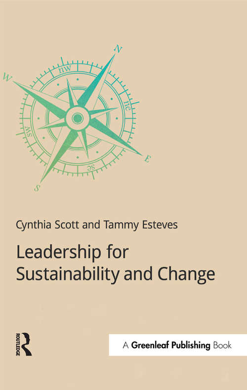 Book cover of Leadership for Sustainability and Change
