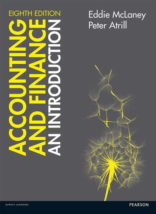 Book cover of Accounting and Finance: An Introduction 8th edition