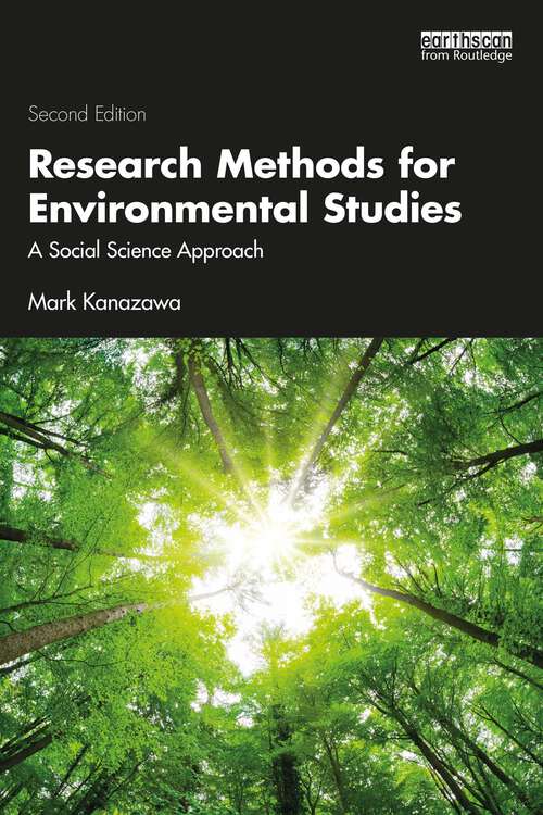 Book cover of Research Methods for Environmental Studies: A Social Science Approach