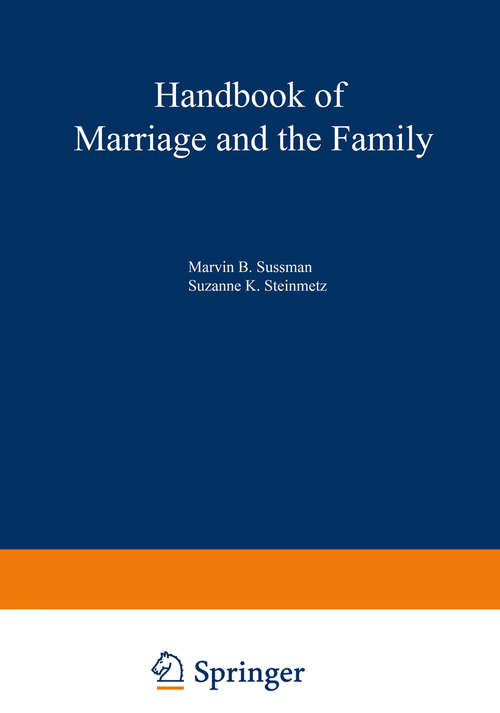 Book cover of Handbook of Marriage and the Family (1987)