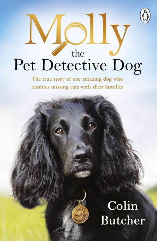 Book cover of Molly the Pet Detective Dog: The true story of one amazing dog who reunites missing cats with their families