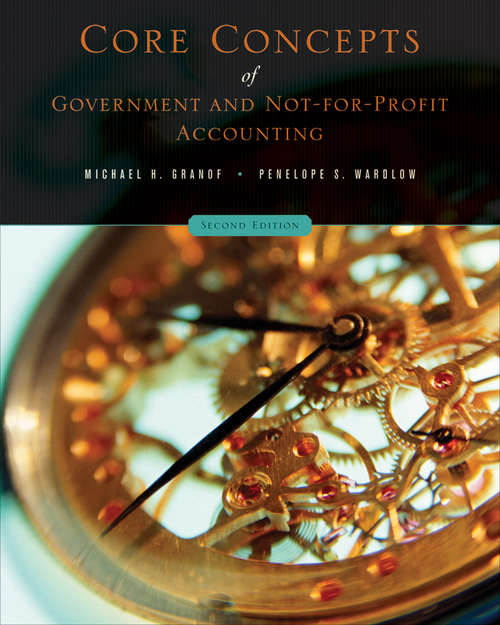 Book cover of Core Concepts of Government and Not-For-Profit Accounting