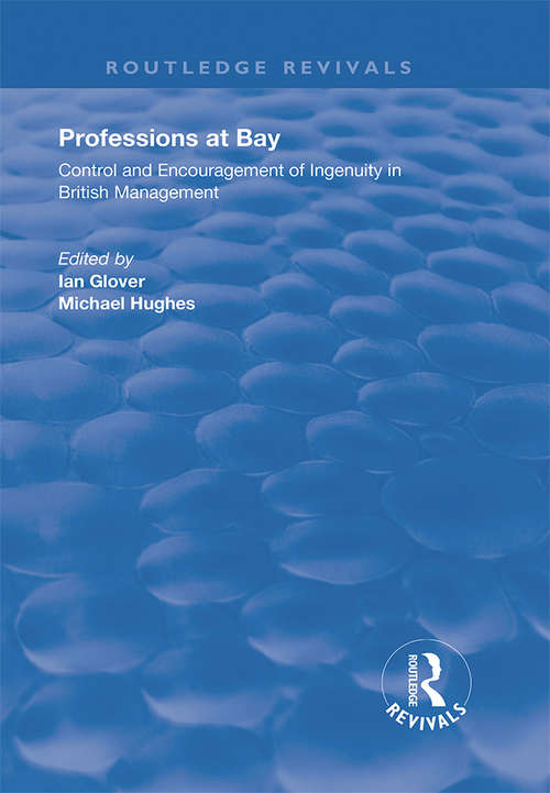 Book cover of Professions at Bay (Routledge Revivals)