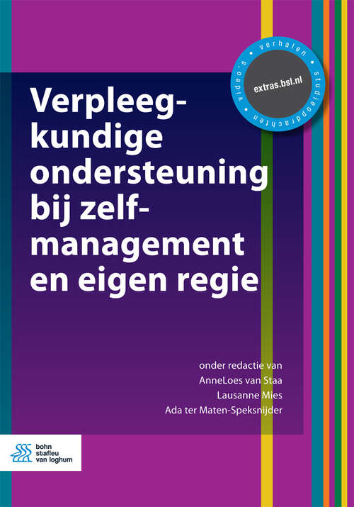 Book cover of Verpleegkundige ondersteuning bij zelfmanagement en eigen regie (1st ed. 2018)