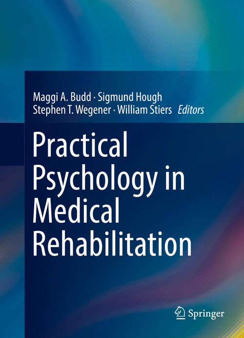 Book cover of Practical Psychology in Medical Rehabilitation