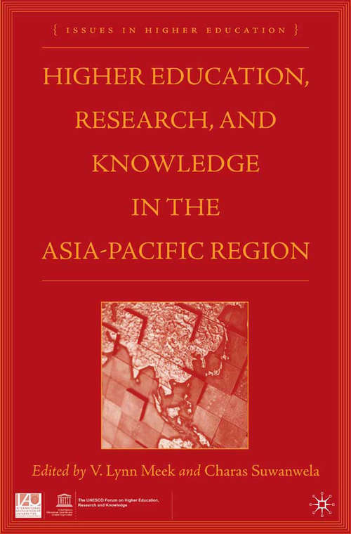 Book cover of Higher Education, Research, and Knowledge in the Asia-Pacific Region (2006) (Issues in Higher Education)