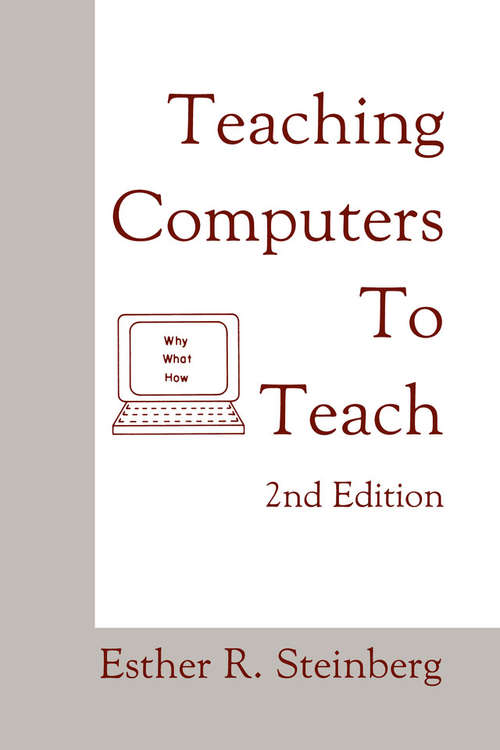 Book cover of Teaching Computers To Teach (2)