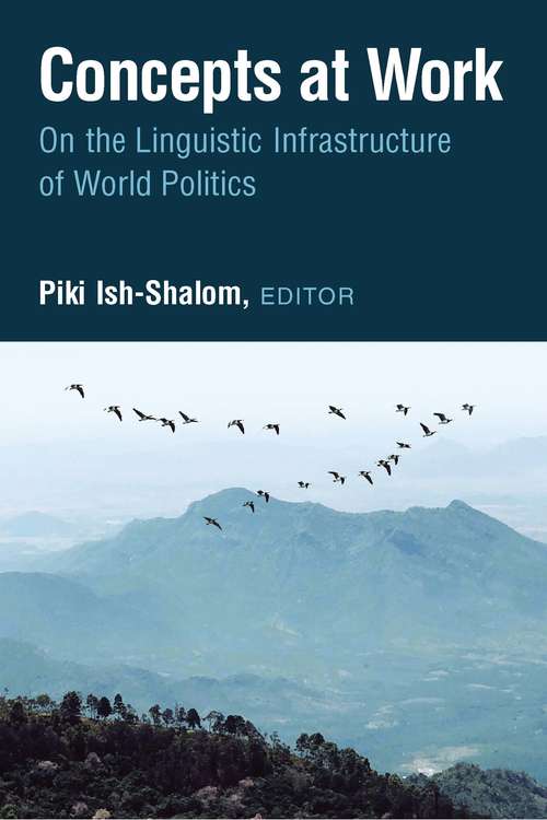 Book cover of Concepts at Work: On the Linguistic Infrastructure of World Politics