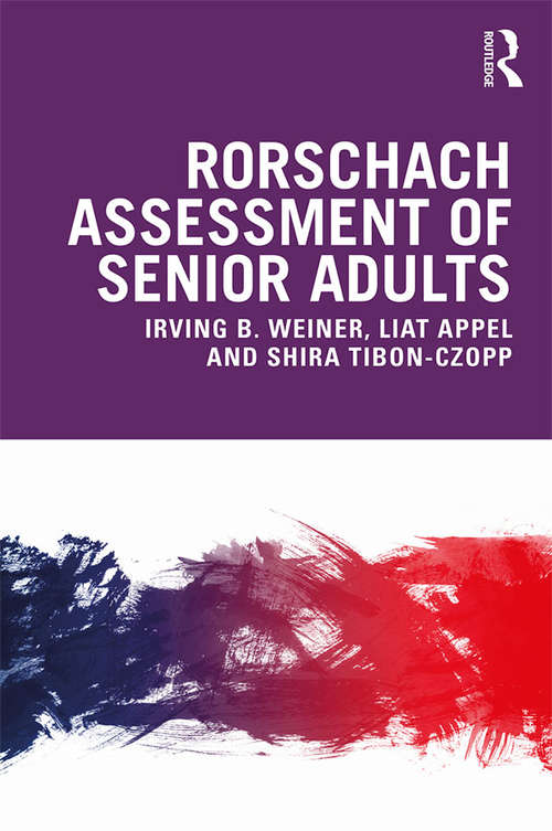 Book cover of Rorschach Assessment of Senior Adults