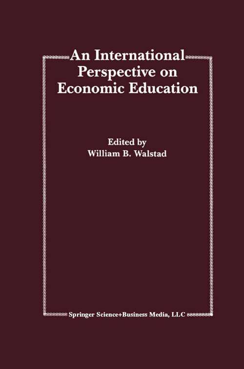 Book cover of An International Perspective on Economic Education (1994)