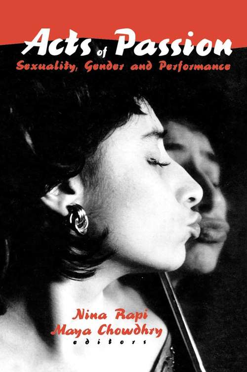Book cover of Acts of Passion: Sexuality, Gender, and Performance