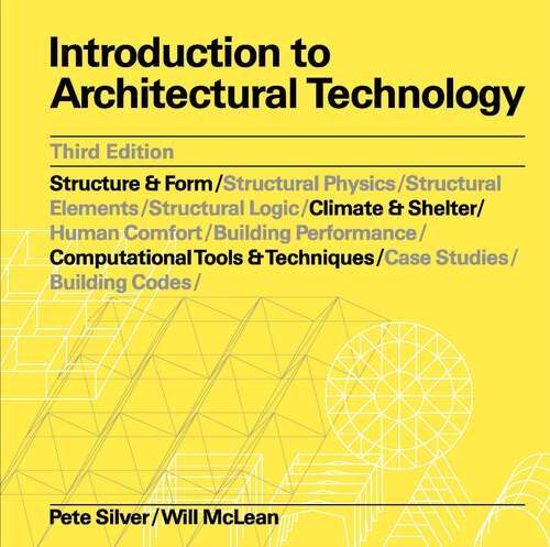 Book cover of Introduction to Architectural Technology Third Edition