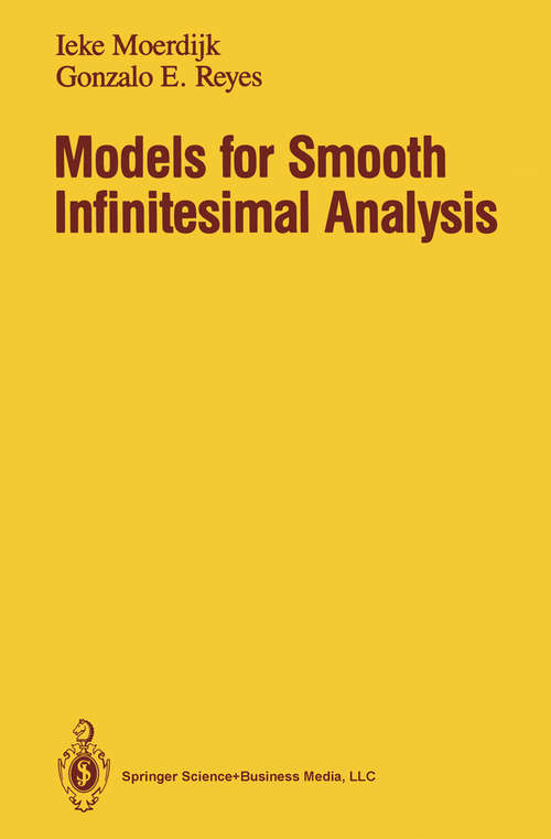 Book cover of Models for Smooth Infinitesimal Analysis (1991)