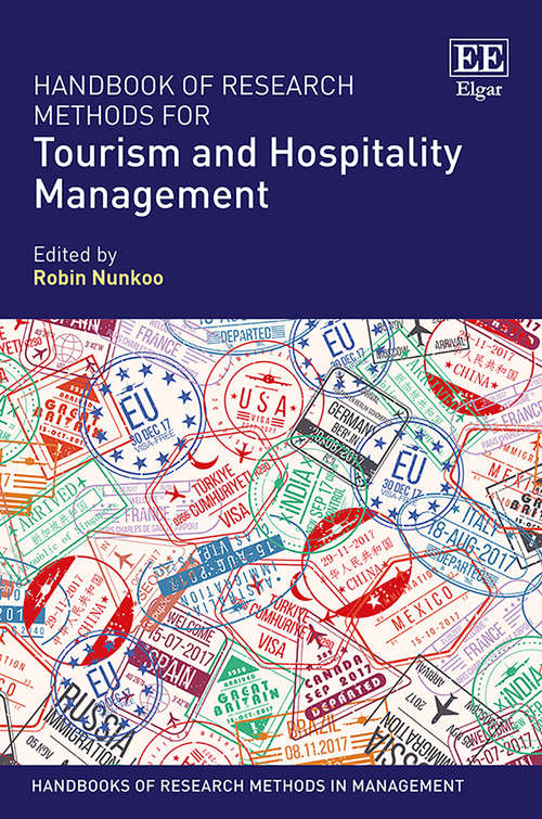 Book cover of Handbook of Research Methods for Tourism and Hospitality Management (Handbooks of Research Methods in Management series)