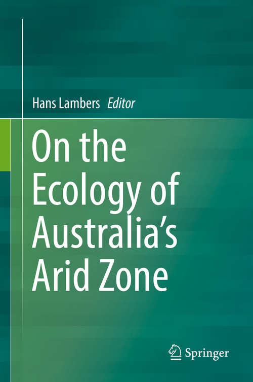 Book cover of On the Ecology of Australia’s Arid Zone