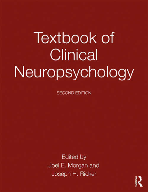 Book cover of Textbook of Clinical Neuropsychology (2)
