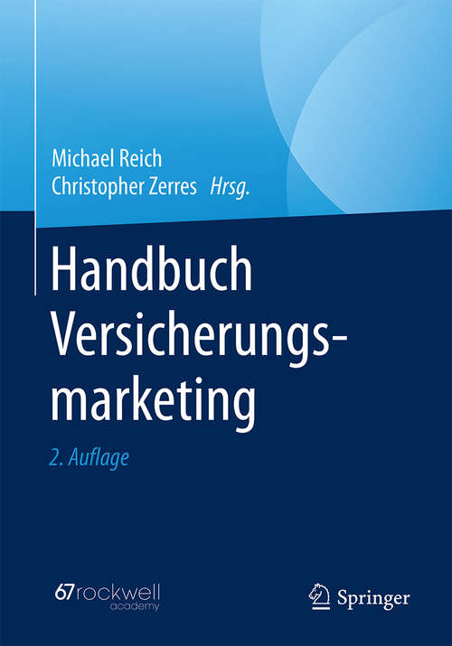 Book cover of Handbuch Versicherungsmarketing (2. Aufl. 2019)