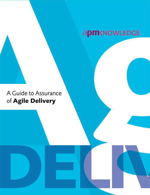 Book cover of A Guide to Assurance of Agile Delivery