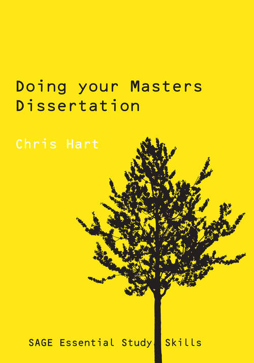 Book cover of Doing Your Masters Dissertation (1st edition) (PDF)