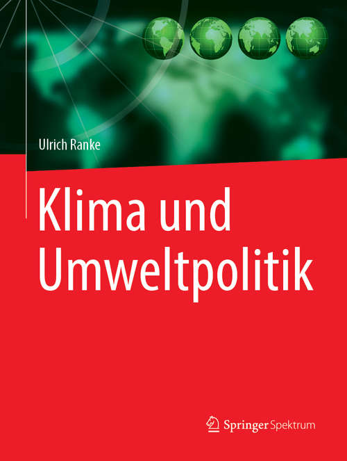 Book cover of Klima und Umweltpolitik (1. Aufl. 2019)