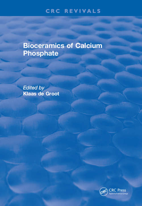 Book cover of Bioceramics Calcium Phosphate