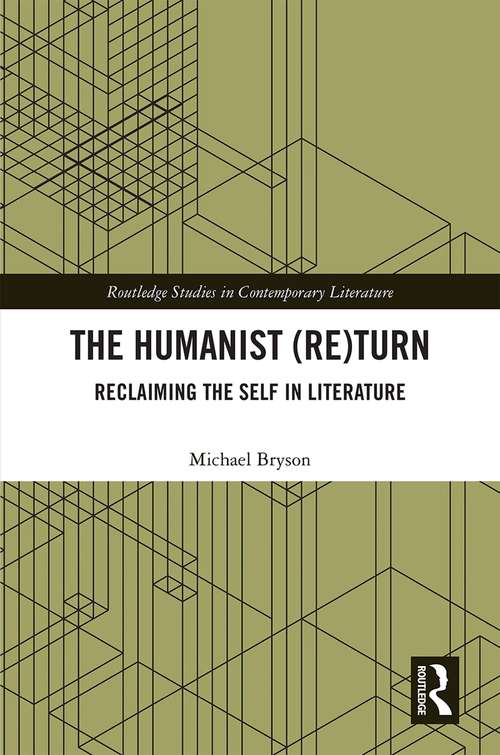 Book cover of The Humanist (Routledge Studies in Contemporary Literature)