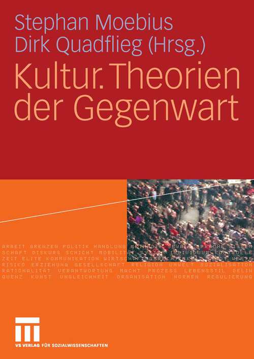 Book cover of Kultur. Theorien der Gegenwart (2006)