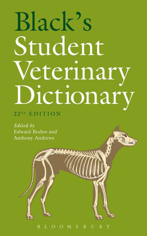 Book cover of Black's Student Veterinary Dictionary (22)