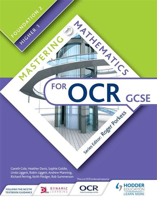 Book cover of Mastering Mathematics for OCR GCSE: Foundation 2/Higher 1 (PDF)