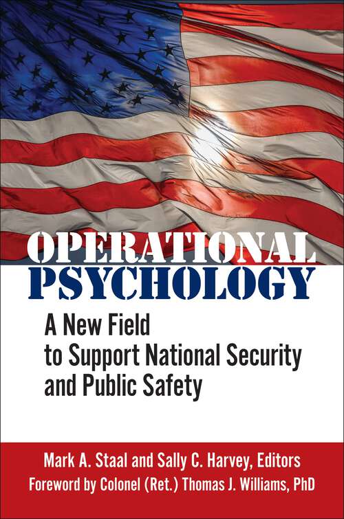 Book cover of Operational Psychology: A New Field to Support National Security and Public Safety
