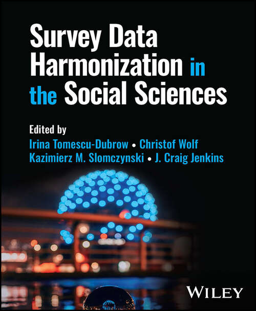 Book cover of Survey Data Harmonization in the Social Sciences