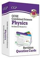 Book cover of 9-1 GCSE Combined Science: Physics Edexcel Revision Question Cards (PDF)