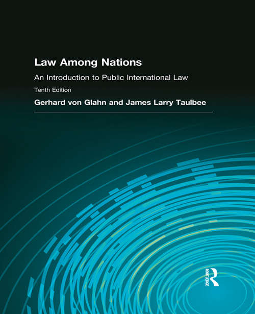 Book cover of Law Among Nations: An Introduction to Public International Law
