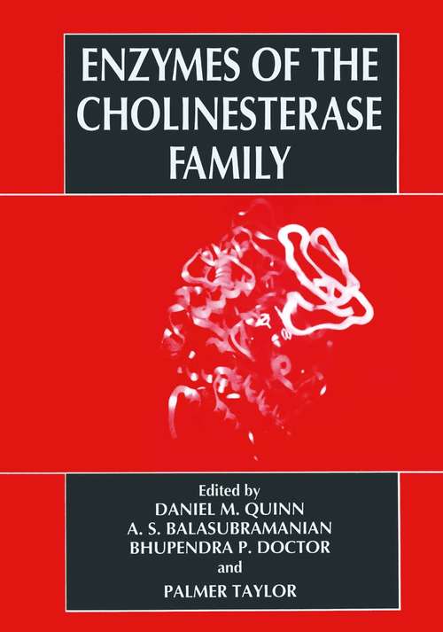 Book cover of Enzymes of the Cholinesterase Family (1995)