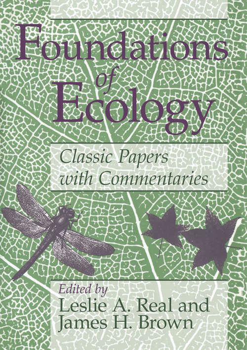Book cover of Foundations of Ecology: Classic Papers with Commentaries