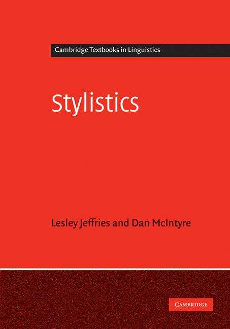 Book cover of Stylistics (PDF)