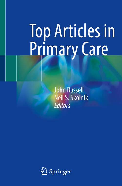 Book cover of Top Articles in Primary Care (1st ed. 2023)