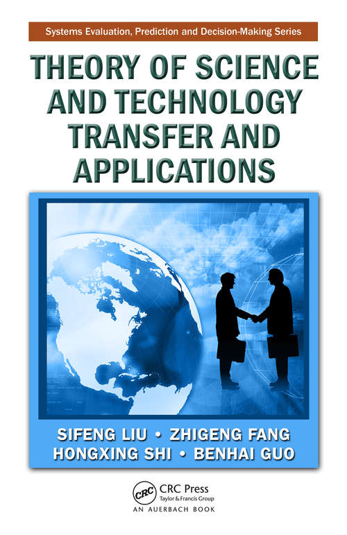 Book cover of Theory of Science and Technology Transfer and Applications
